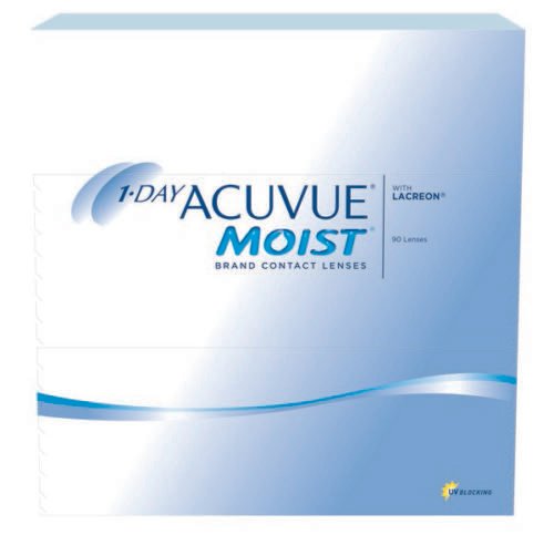 Acuvue Moist Contact Lenses Product Box 90 Pack
